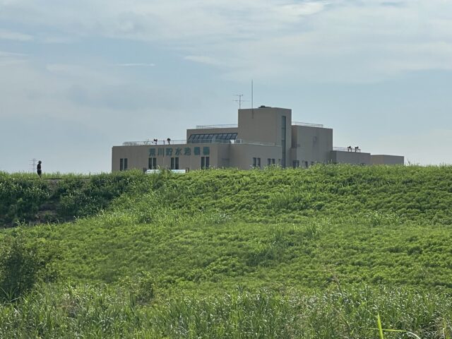 荒川彩湖公園内